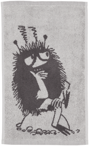 Moomin Arabia 姆明毛巾 30x50 哈苏利 灰色 GOTS