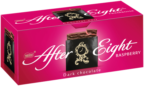 After Eight 200g Raspberry vadelmatäytteinen tumma suklaa