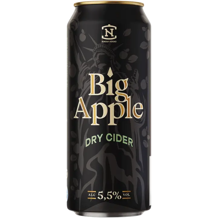 NP BigApple Cider 5,5 til-% 0,5l|Nokian Panimo NP 大苹果苹果饮品 5.5 vol% 0,5l