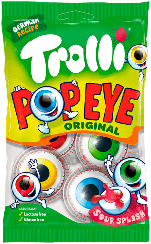 Trolli Pop Eye袋装糖果 75g|Trolli Pop Eye makeispussi 75g