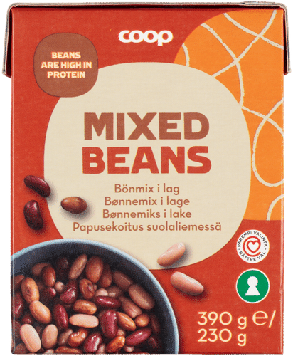 Coop papusekoitus suolaliemessä 380/230 g