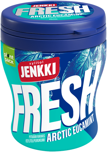 Jenkki Fresh Arctic Eucamint木糖醇口香糖 70g