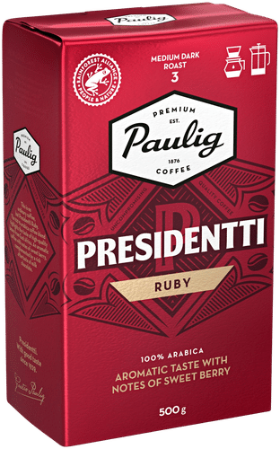 Presidentti Paulig President Ruby 咖啡过滤研磨 500g