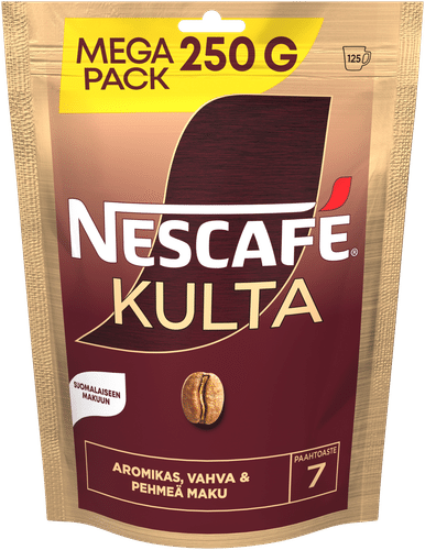 Nescafé Kulta 250g pikakahvi pussi|Nescafé 金色250克速溶咖啡袋