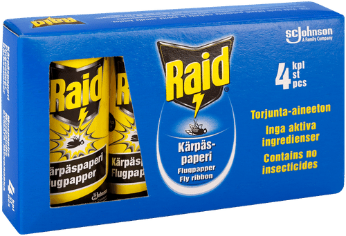 Raid Kärpäspaperi liimakarkote 4kpl