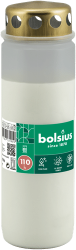 Bolsius 纪念灯 - 墓灯9号+盖 - 110小时