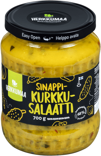 Herkkumaa Sinappikurkkusalaatti 700g