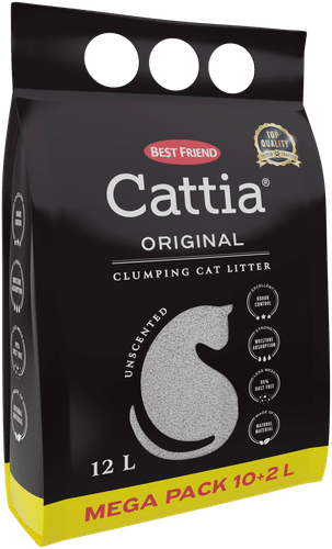 Best Friend Cattia Original 结块型白色猫砂 12 l