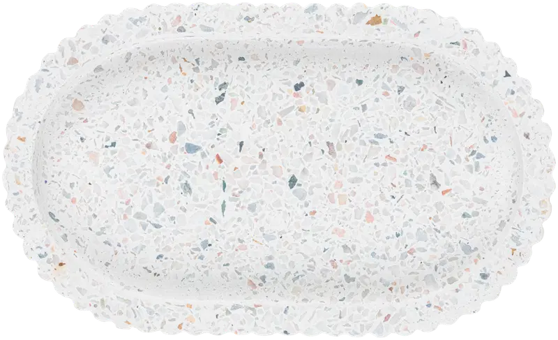 House 烛台 Terrazzo,椭圆形