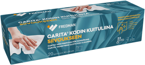 Fredman Carita®家用清洁纤维布 20 kpl