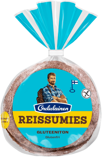 Oululainen Reissumies 无麸质荞麦面包 3个 210克|Oululainen Reissumies Gluteeniton 3kpl 210g, tattarileipä