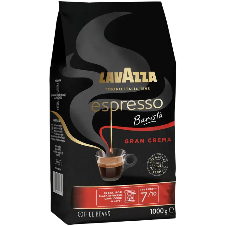 Lavazza Espresso Gran Crema 1kg papu|Lavazza 浓缩咖啡 Gran Crema 1 公斤咖啡豆