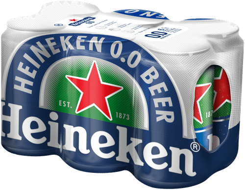Heineken 6 x 喜力无醇麦芽饮料 0.0% 0,33 l