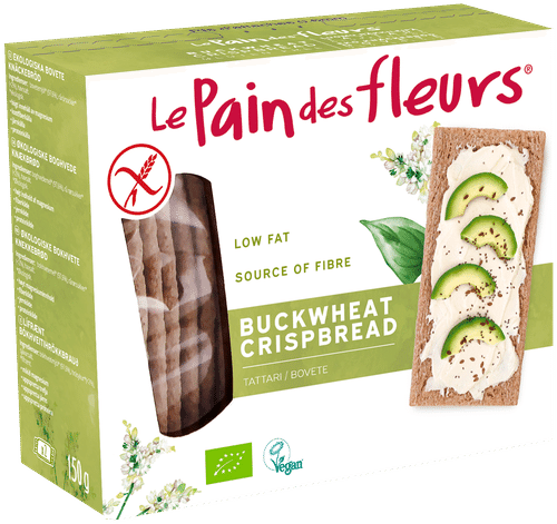 LePain des Fleurs 花之面包有机荞麦脆饼 无麸质 150g|Le Pain des Fleurs luomu tattarinäkkileipä gluteeniton 150g