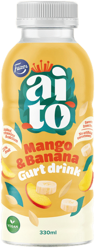 Fazer Aito Gurttijuoma Mango & Banaani 330 ml