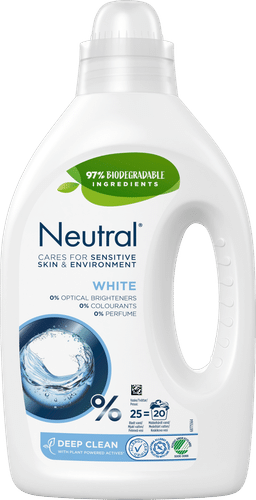 Neutral White 无香洗衣液 白色衣物用 1升 25次洗涤