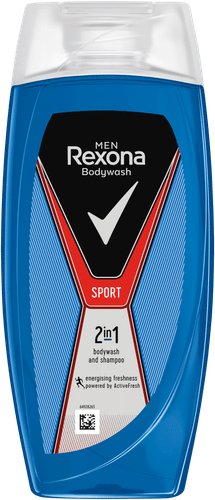 Rexona 男士运动沐浴露 二合一配方 225 ml