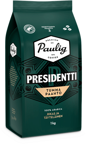 Presidentti Paulig 总统深度烘焙咖啡 咖啡豆 1kg