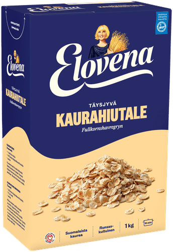 Elovena 1kg täysjyvä kaurahiutale|Elovena 1公斤全麦燕麦片