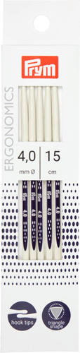 Prym 人体工学袜针 15厘米 - 4 mm