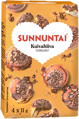 Sunnuntai 4x11g kuivahiiva|Sunnuntai 4x11克干酵母
