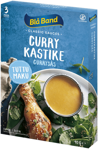 Blå Band 咖喱酱 3x30克 无麸质 低乳糖|Blå Band Currykastike 3x30g gluteeniton vähälaktoosinen