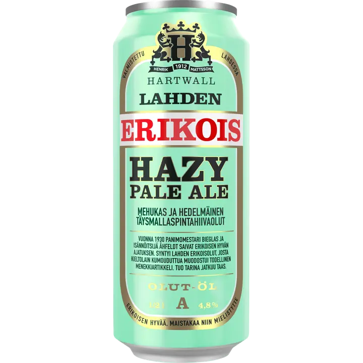 Lahden Erikois Hazy Pale Ale olut 4,8% 0,5 l|Lahden Erikois 朦胧淡色艾尔饮料 4.8% 0,5 l
