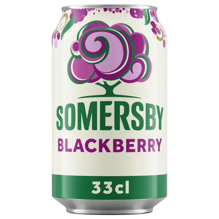 Somersby Blackberry siideri 4,5 til-% tölkki 0,33 L|Somersby 黑莓苹果饮品 4.5 vol% 罐装 0,33 L