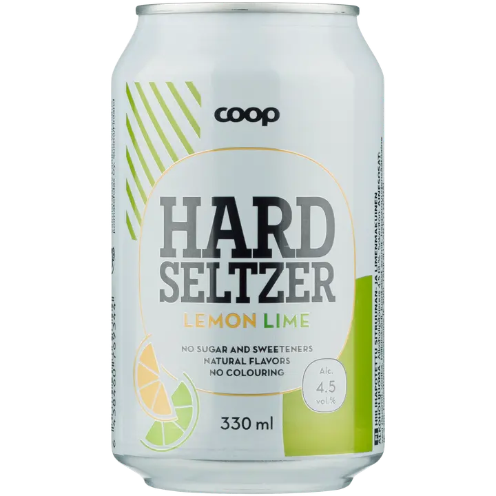Coop Lemon-Lime 4,5% 330ml hard seltzer|Coop 柠檬青柠 4.5% 330ml 硬苏打水