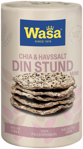 Wasabröd Wasa Din Stund 奇亚籽与海盐迷你脆面包 270g|Wasa Din Stund Chia & Merisuola näkkileipä mini 270g