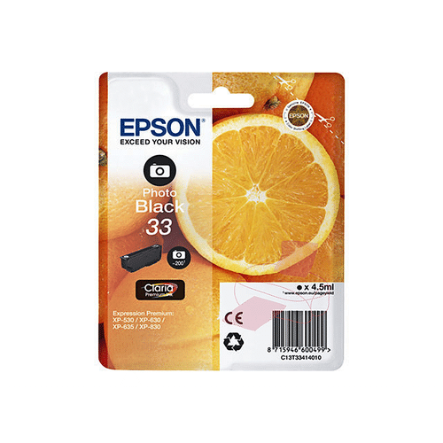 Epson 照片黑色墨盒 3T33414012