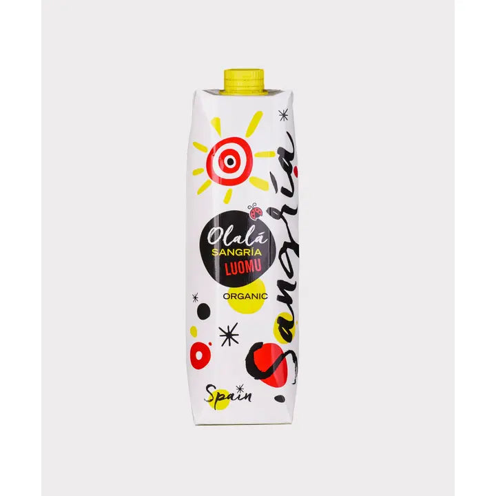 Olala Sangria 西班牙有机桑格利亚汽饮料 8.0 vol-%1L Tetra|Olala Sangria Espanjalainen Luomu Sangria 8,0 til-%1L Tetra