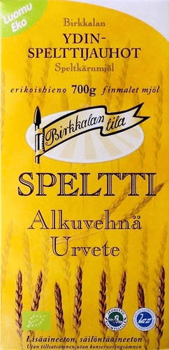 Birkkalan Tila Luomu Ydin spelttijauhot 700g|Birkkalan Tila 有机斯佩尔特小麦芯粉 700g
