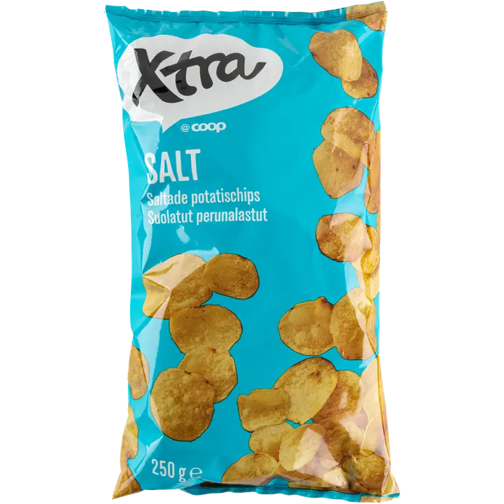 Xtra suolatut perunalastut 250 g-Xtra 咸薯片 250 g