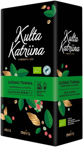 Kulta Katriina Luomu tumma paahto suodatinkahvi RAC 450g|Kulta Katriina 有机深度烘焙滴滤咖啡 RAC 450g