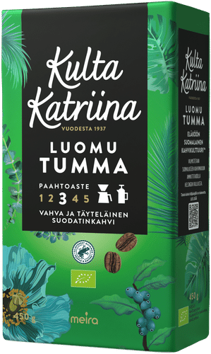 Kulta Katriina Luomu tumma paahto suodatinkahvi RAC 450g|Kulta Katriina 有机深度烘焙滴滤咖啡 RAC 450g