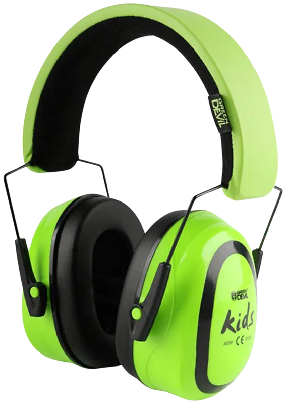 Skydda 儿童护耳器 Green Devil Kids 青柠色|Skydda lasten kuulonsuojain Green Devil Kids lime