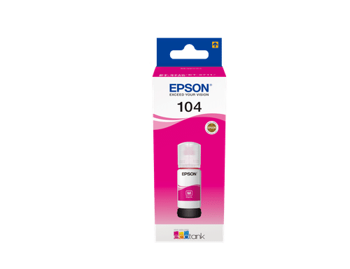 Epson 104品红墨水瓶