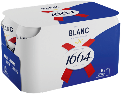1664 6瓶装 1664 Blanc 饮品 5.0% 0,33 L