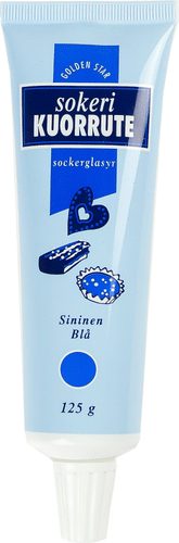 Golden Star 125g sokerikuorrute sininen|Golden Star 125g 蓝色糖霜