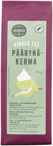 Herkku vihreä tee päärynä-kerma 80 g|Herkku 绿茶梨奶油 80 g