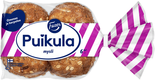 Fazer Puikula Mysli 6kpl 330g|Fazer Puikula 麦片(6个装) 330g