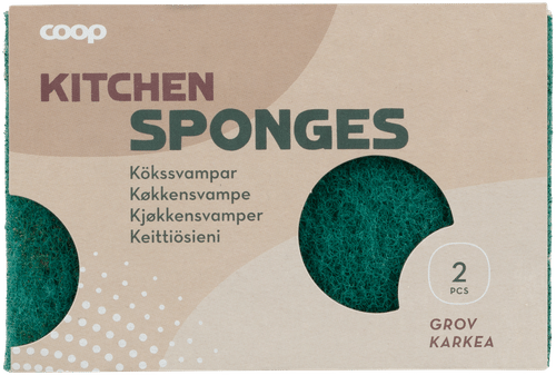 Coop keittiösieni koville pinnoille 2 kpl