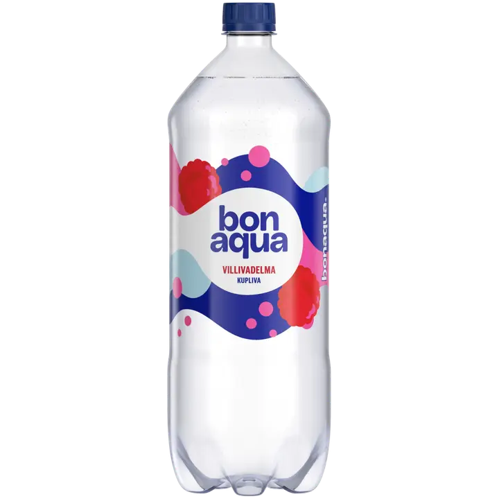 Bonaqua Villivadelma Hiilihapotettu juoma muovipullo 1,5 L|Bonaqua Villivadelma 碳酸饮料塑料瓶 1,5 L