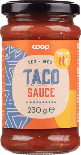 Coop 中辣塔可酱 230 g|Coop tacokastike medium 230 g