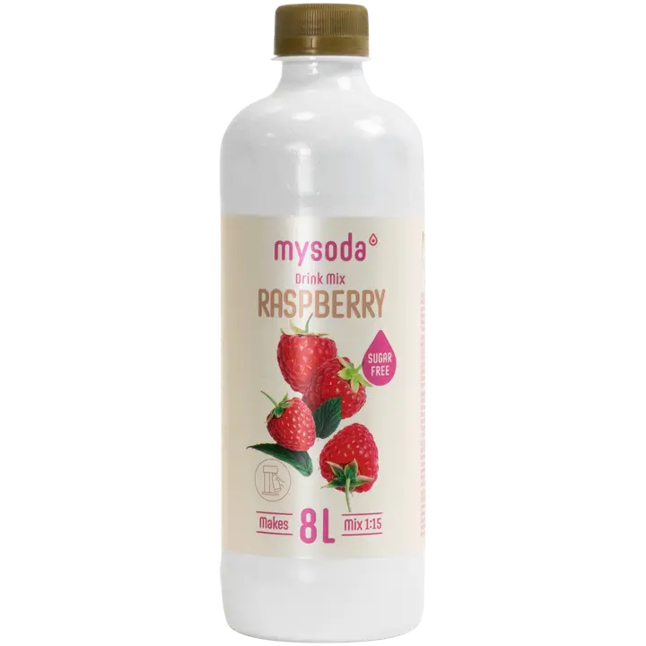 Mysoda Vadelma Sokeriton Virvoitusjuomatiiviste 500ml|MySoda 覆盆子无糖浓缩软饮料 500ml