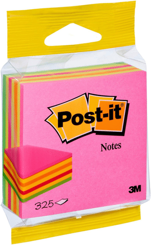 Post-it 便签立方体,霓虹粉,76 x 76 毫米,100% PEFC CH18/0914