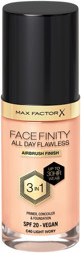 Max Factor Facefinity全天无瑕粉底液30毫升,40浅象牙白