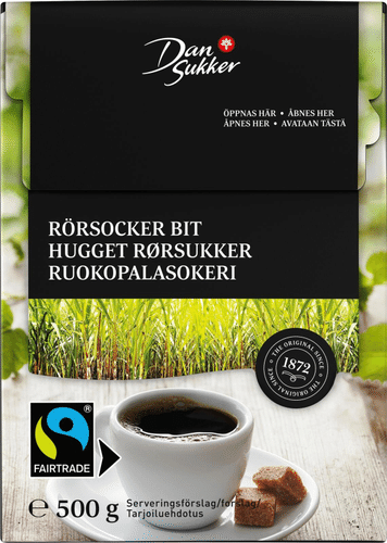 Dansukker 甘蔗方糖 500g|Dansukker Ruokopalasokeri 500g