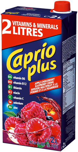 Caprio Plus vadelma-omenamehujuoma 2L|Caprio Plus 覆盆子苹果汁饮料 2L